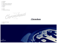 Tablet Screenshot of chronohaus.com